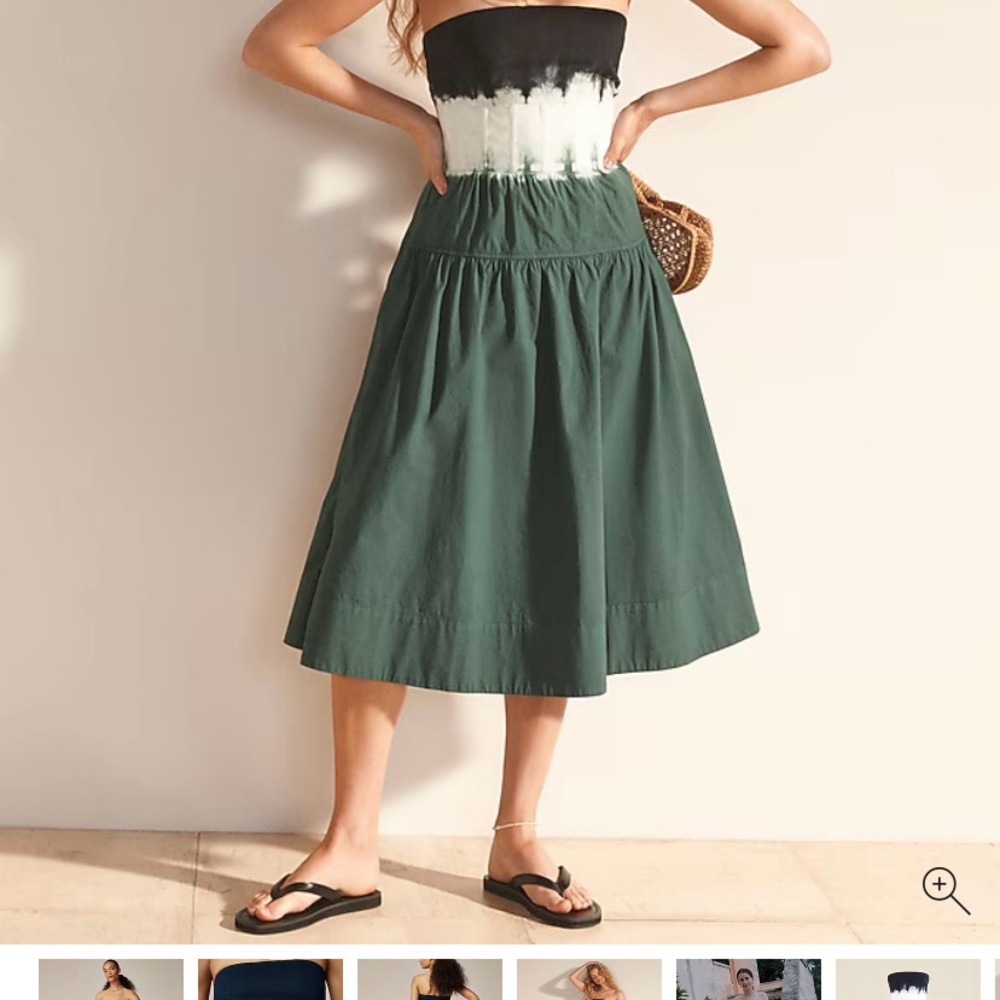 Strapless J Crew Dip Dye Dress - Picture 6 of 8
